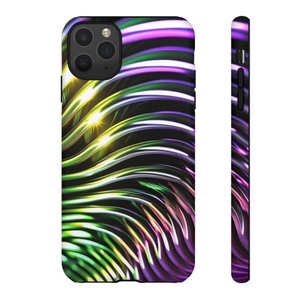 Green and Purple 2 iPhone | Samsung | Samsung Galaxy | Google Pixel - Cell Phone Tough Cases - Image 24