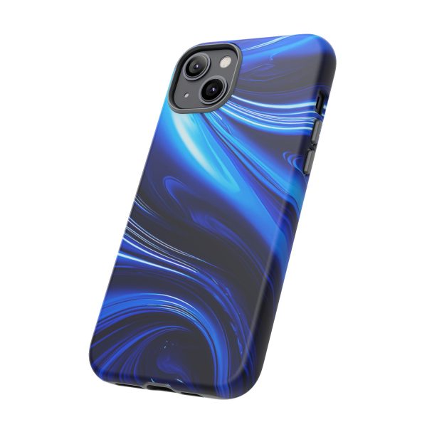 Royal Blue Wave iPhone | Samsung | Samsung Galaxy | Google Pixel - Cell Phone Tough Cases - Image 110