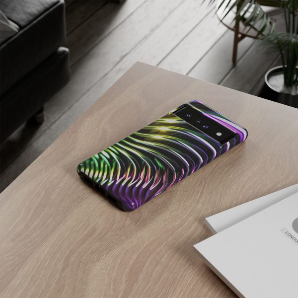 Green and Purple 2 iPhone | Samsung | Samsung Galaxy | Google Pixel - Cell Phone Tough Cases - Image 156