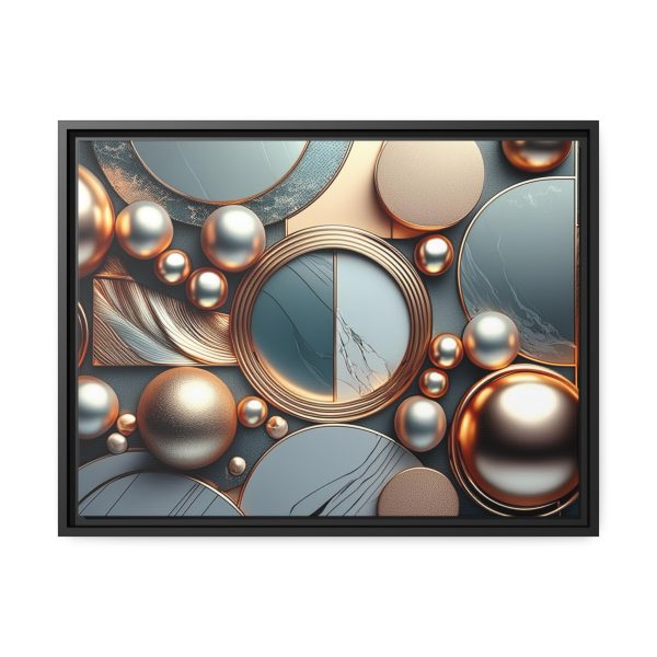 Neutral Colors Abstract 2 Matte Canvas, Black Frame - Image 17