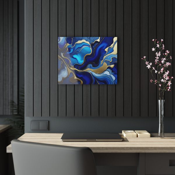 Royal Blue and Gold Acrylic Prints - Image 11