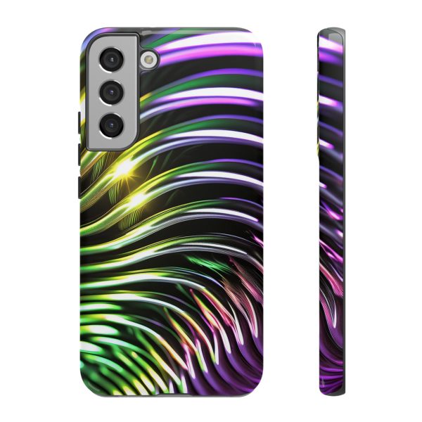 Green and Purple 2 iPhone | Samsung | Samsung Galaxy | Google Pixel - Cell Phone Tough Cases - Image 81