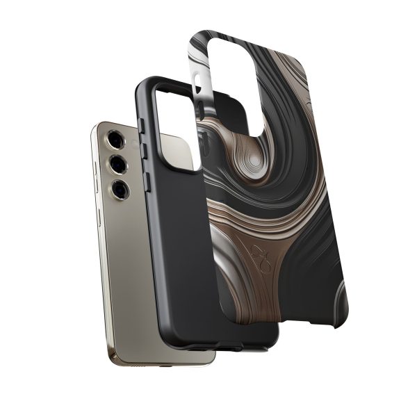 Black and Gold iPhone | Samsung | Samsung Galaxy | Google Pixel - Cell Phone Tough Cases - Image 127