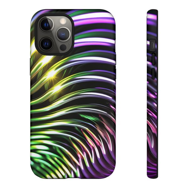 Green and Purple 2 iPhone | Samsung | Samsung Galaxy | Google Pixel - Cell Phone Tough Cases - Image 36