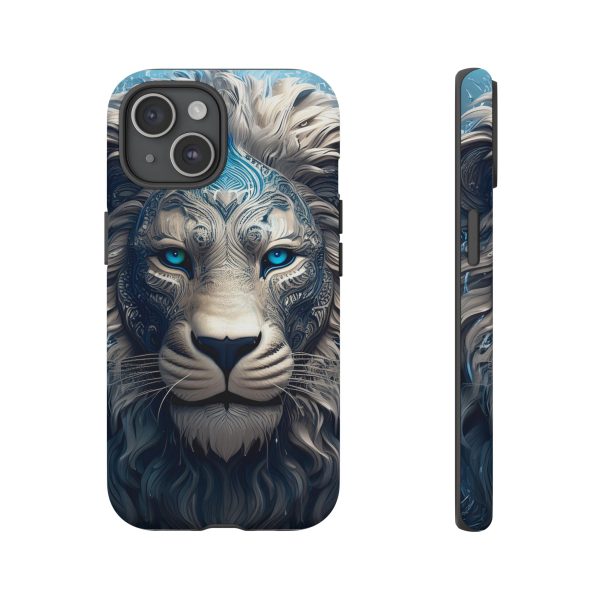 Blue Lion Art iPhone | Google Pixel - Cell Phone Tough Cases - Image 97