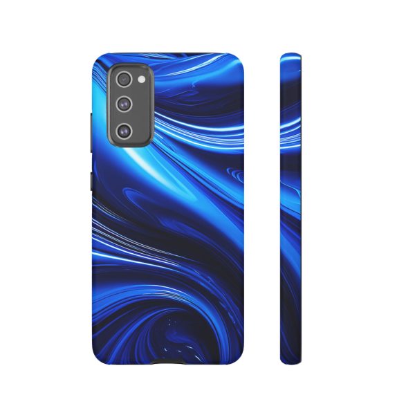 Royal Blue Wave iPhone | Samsung | Samsung Galaxy | Google Pixel - Cell Phone Tough Cases - Image 71