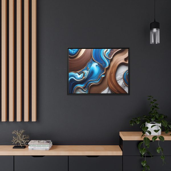 Abstract Wood 3 Matte Canvas, Black Frame - Image 28