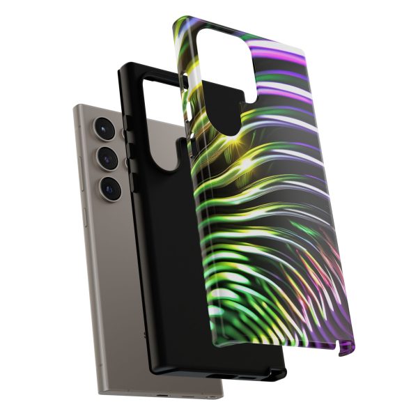 Green and Purple 2 iPhone | Samsung | Samsung Galaxy | Google Pixel - Cell Phone Tough Cases - Image 208