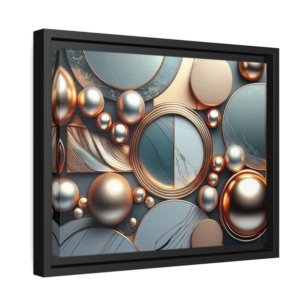 Neutral Colors Abstract 2 Matte Canvas, Black Frame - Image 6