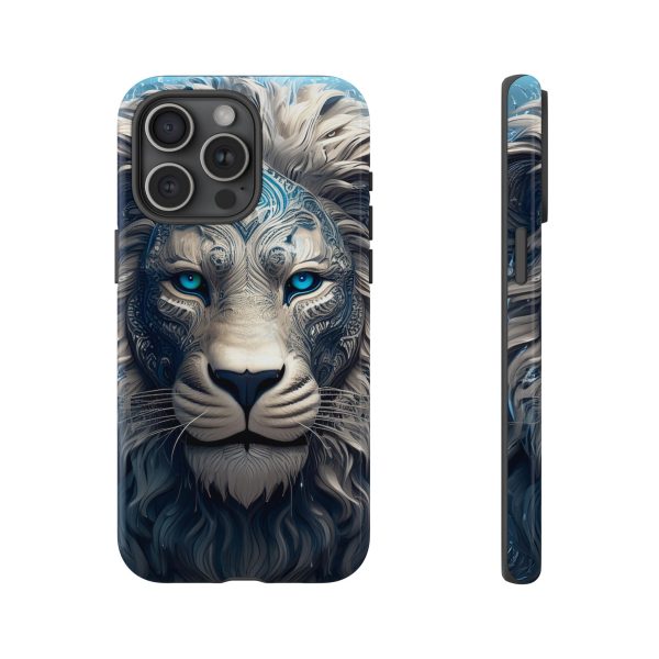 Blue Lion Art iPhone | Google Pixel - Cell Phone Tough Cases - Image 112