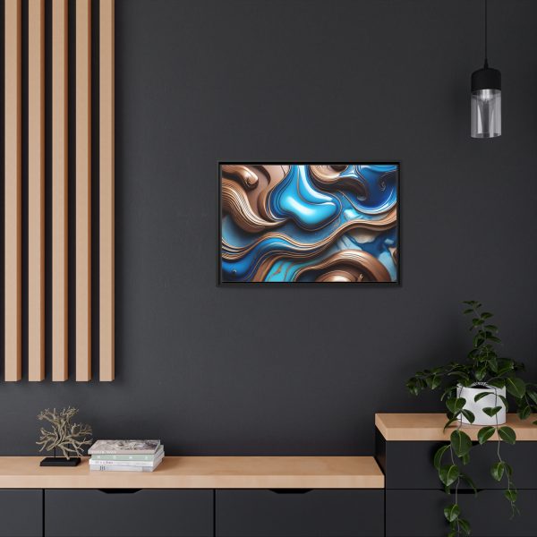 Abstract Wood Matte Canvas, Black Frame - Image 24