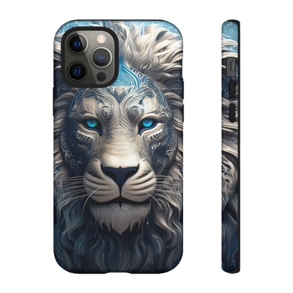 Blue Lion Art iPhone | Google Pixel - Cell Phone Tough Cases - Image 21