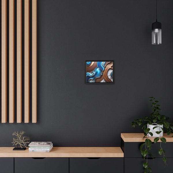 Abstract Wood 3 Matte Canvas, Black Frame - Image 8