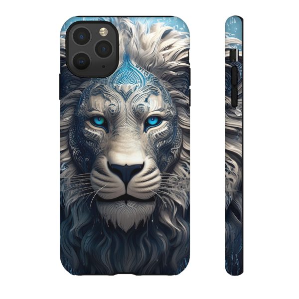 Blue Lion Art iPhone | Google Pixel - Cell Phone Tough Cases - Image 18