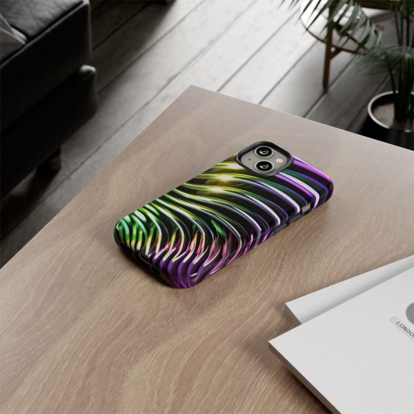 Green and Purple 2 iPhone | Samsung | Samsung Galaxy | Google Pixel - Cell Phone Tough Cases - Image 92