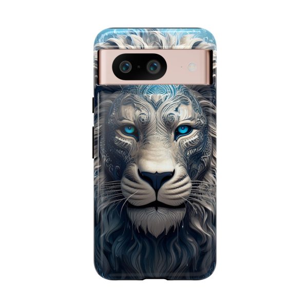 Blue Lion Art iPhone | Google Pixel - Cell Phone Tough Cases - Image 128