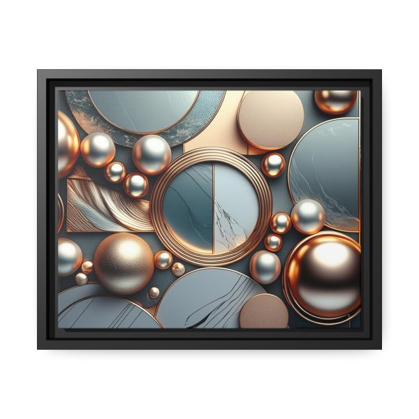 Neutral Colors Abstract 2 Matte Canvas, Black Frame - Image 5