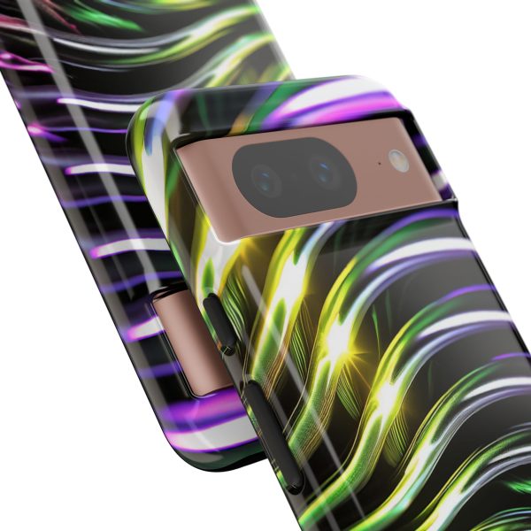 Green and Purple 2 iPhone | Samsung | Samsung Galaxy | Google Pixel - Cell Phone Tough Cases - Image 226