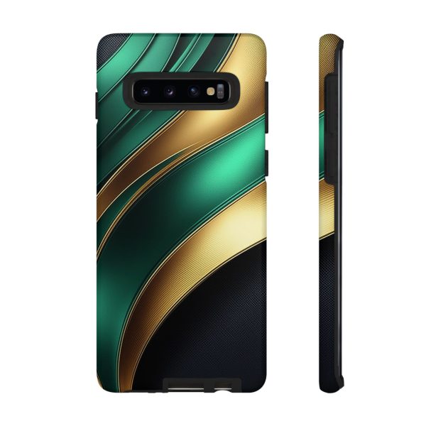 Green and Gold iPhone | Samsung | Samsung Galaxy | Google Pixel - Cell Phone Tough Cases - Image 18