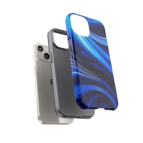 Royal Blue Wave iPhone | Samsung | Samsung Galaxy | Google Pixel - Cell Phone Tough Cases - Image 91