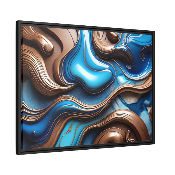 Abstract Wood Matte Canvas, Black Frame - Image 26