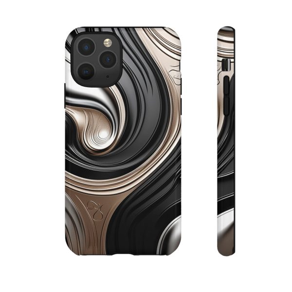 Black and Gold iPhone | Samsung | Samsung Galaxy | Google Pixel - Cell Phone Tough Cases - Image 21