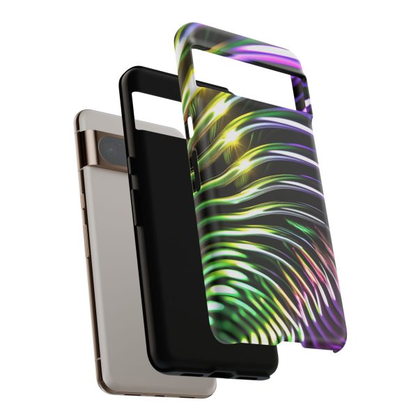 Green and Purple 2 iPhone | Samsung | Samsung Galaxy | Google Pixel - Cell Phone Tough Cases - Image 223