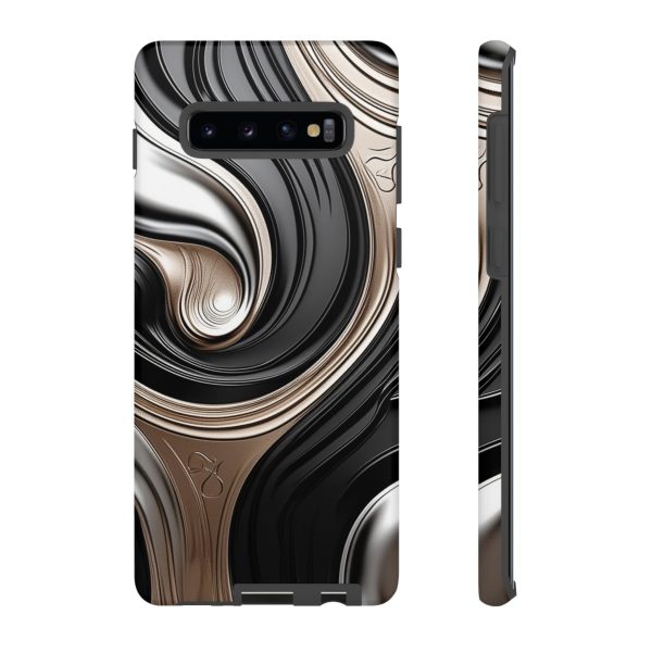 Black and Gold iPhone | Samsung | Samsung Galaxy | Google Pixel - Cell Phone Tough Cases - Image 17