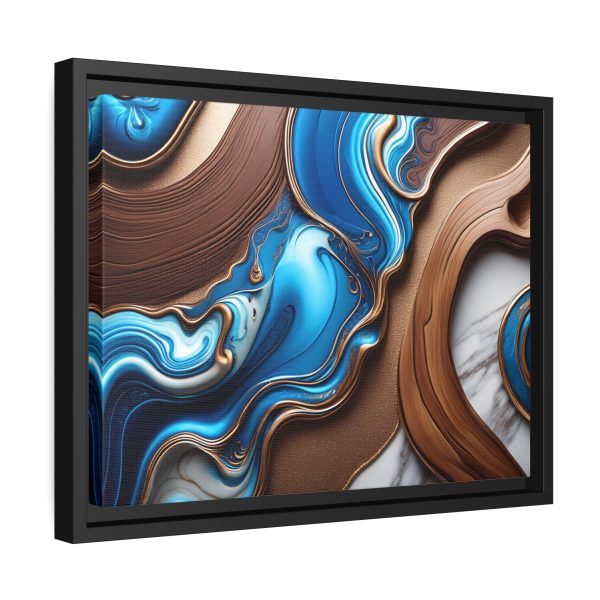 Abstract Wood 3 Matte Canvas, Black Frame - Image 10