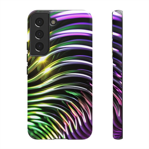 Green and Purple 2 iPhone | Samsung | Samsung Galaxy | Google Pixel - Cell Phone Tough Cases - Image 77