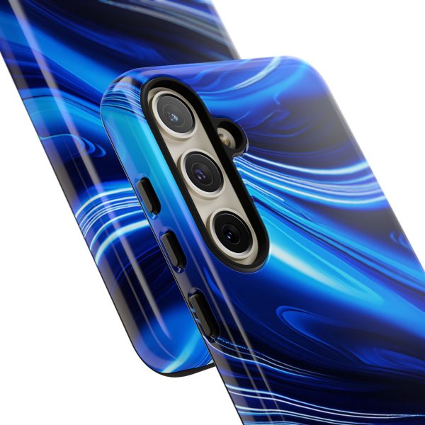 Royal Blue Wave iPhone | Samsung | Samsung Galaxy | Google Pixel - Cell Phone Tough Cases - Image 196