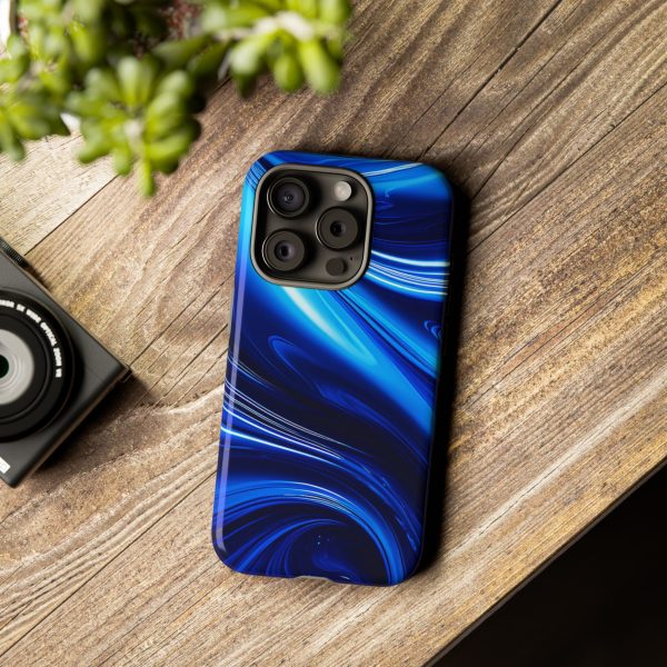 Royal Blue Wave iPhone | Samsung | Samsung Galaxy | Google Pixel - Cell Phone Tough Cases - Image 175