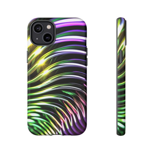 Green and Purple 2 iPhone | Samsung | Samsung Galaxy | Google Pixel - Cell Phone Tough Cases - Image 109