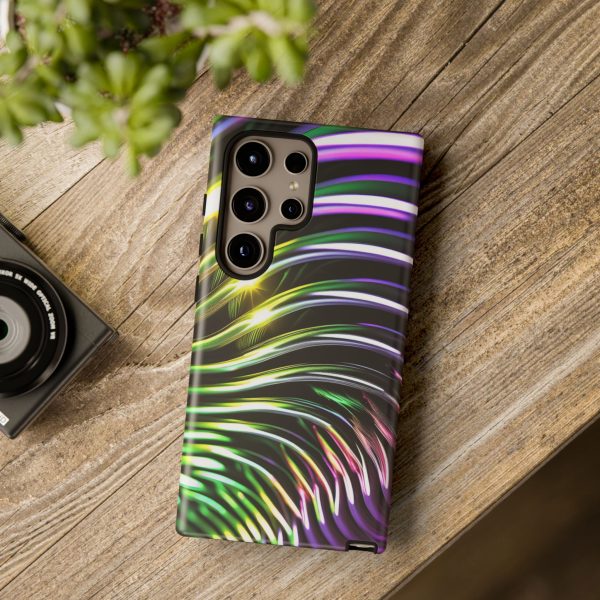 Green and Purple 2 iPhone | Samsung | Samsung Galaxy | Google Pixel - Cell Phone Tough Cases - Image 214