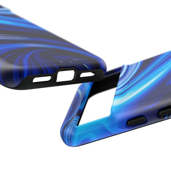 Royal Blue Wave iPhone | Samsung | Samsung Galaxy | Google Pixel - Cell Phone Tough Cases - Image 232