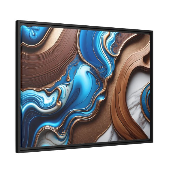 Abstract Wood 3 Matte Canvas, Black Frame - Image 26