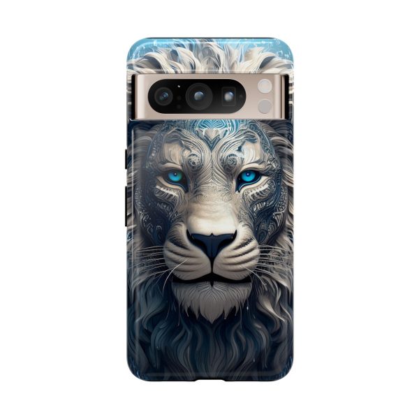 Blue Lion Art iPhone | Google Pixel - Cell Phone Tough Cases - Image 118