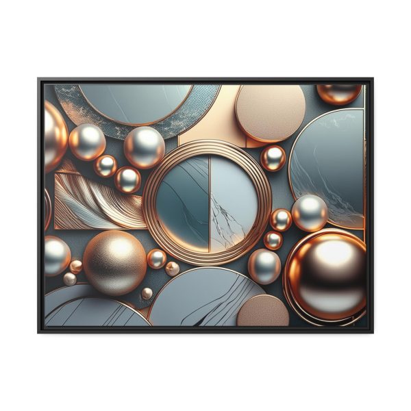 Neutral Colors Abstract 2 Matte Canvas, Black Frame - Image 33