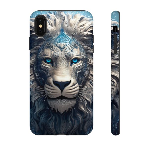 Blue Lion Art iPhone | Google Pixel - Cell Phone Tough Cases - Image 12