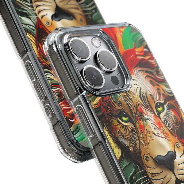 Lion 8 iPhone Magnetic Clear Impact Cases - Image 21