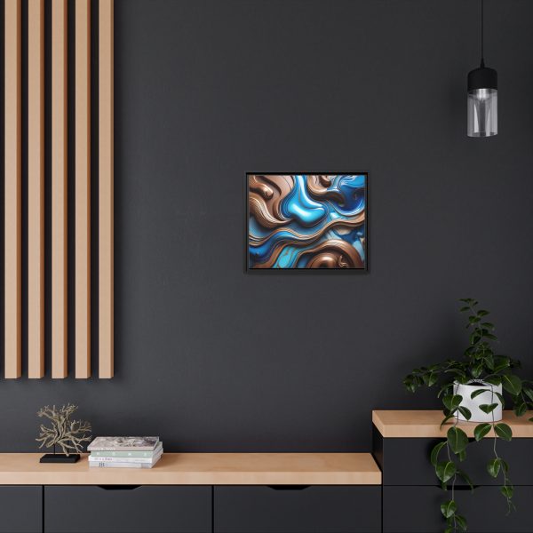 Abstract Wood Matte Canvas, Black Frame - Image 16