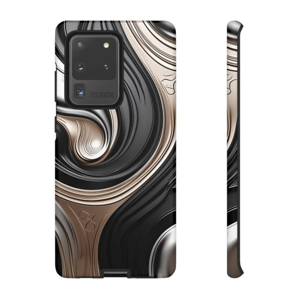 Black and Gold iPhone | Samsung | Samsung Galaxy | Google Pixel - Cell Phone Tough Cases - Image 28