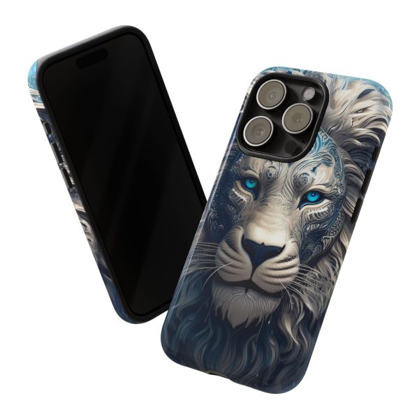 Blue Lion Art iPhone | Google Pixel - Cell Phone Tough Cases - Image 107