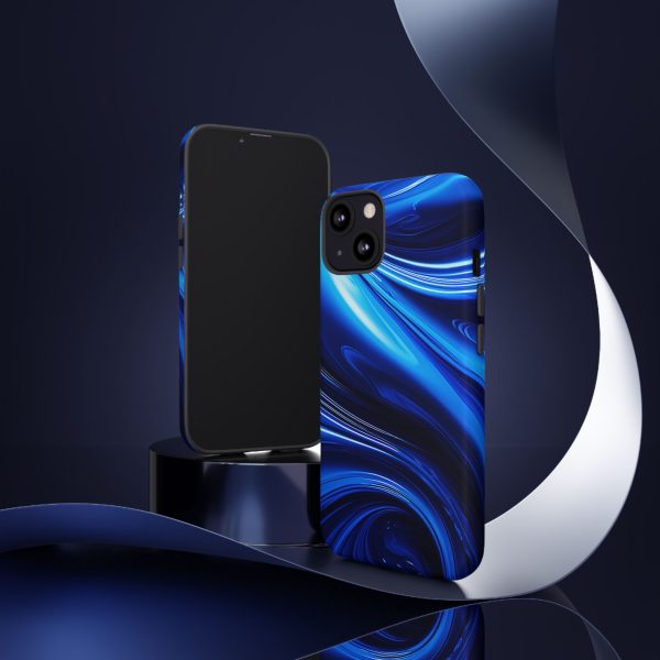 Royal Blue Wave iPhone | Samsung | Samsung Galaxy | Google Pixel - Cell Phone Tough Cases - Image 40