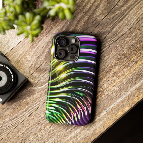 Green and Purple 2 iPhone | Samsung | Samsung Galaxy | Google Pixel - Cell Phone Tough Cases - Image 175