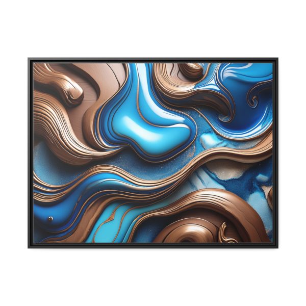 Abstract Wood Matte Canvas, Black Frame - Image 33