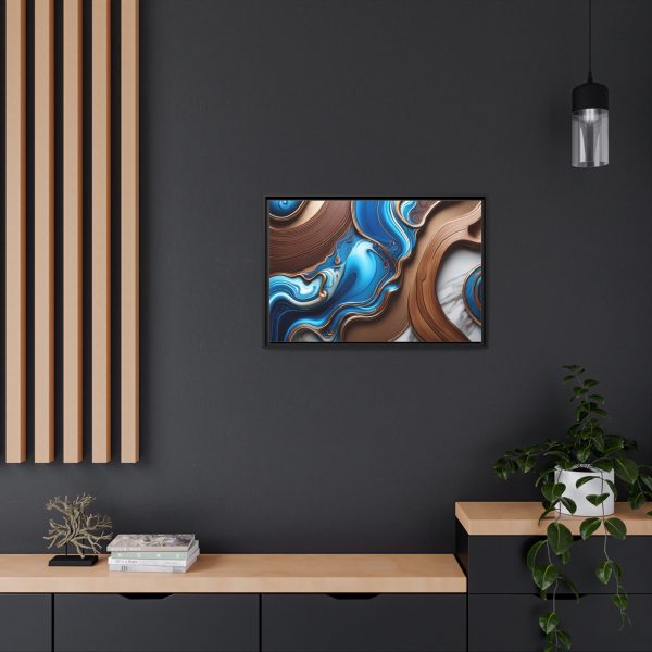 Abstract Wood 3 Matte Canvas, Black Frame - Image 24