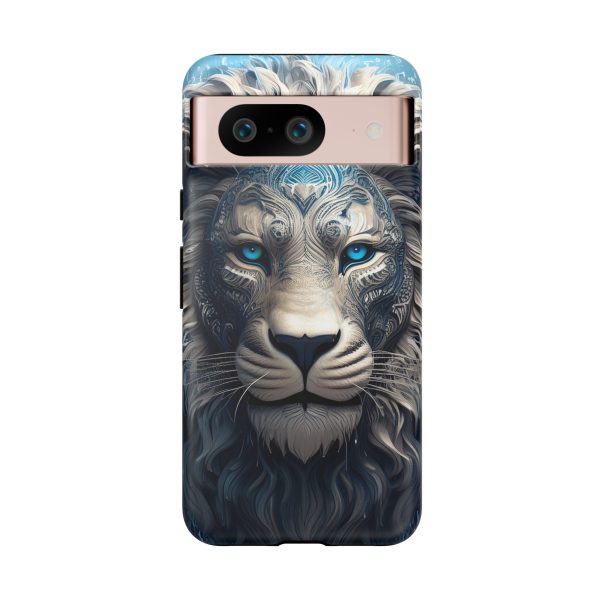 Blue Lion Art iPhone | Google Pixel - Cell Phone Tough Cases - Image 133