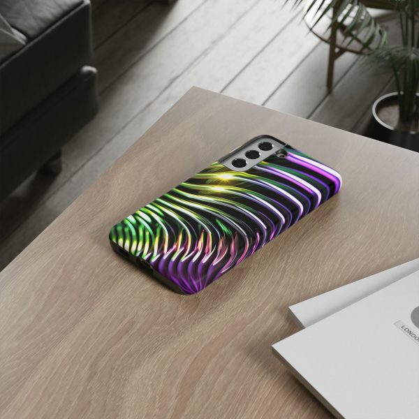 Green and Purple 2 iPhone | Samsung | Samsung Galaxy | Google Pixel - Cell Phone Tough Cases - Image 84