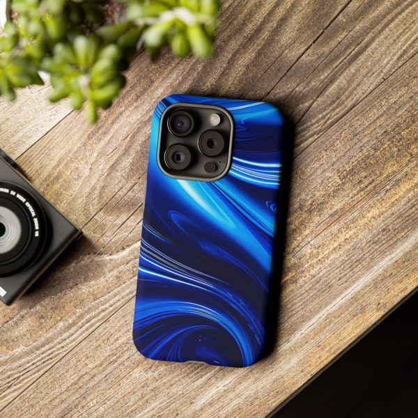 Royal Blue Wave iPhone | Samsung | Samsung Galaxy | Google Pixel - Cell Phone Tough Cases - Image 178